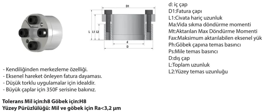 350FM Series technical drawing